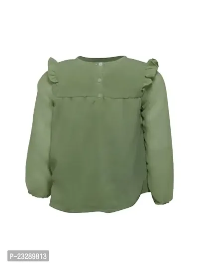 Rad prix Green Solid Blouse (8-9Y, Green)