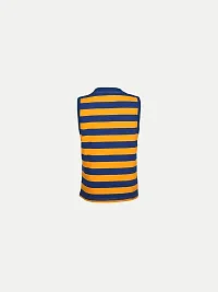 Rad prix Teen Boys Mint/Grey Striper Tanktop (10-11 Years, Yellow)-thumb3