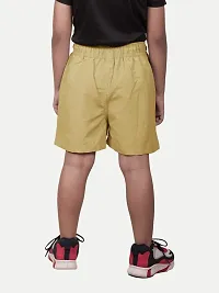 Rad prix Boys Beige Solid Casual Shorts-thumb4