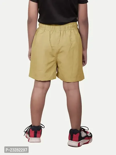 Rad prix Boys Beige Solid Casual Shorts-thumb5