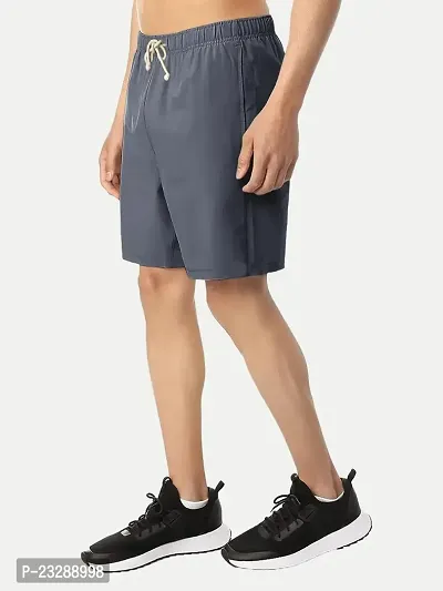 Rad prix?Men Basic Dark Grey Shorts-thumb2