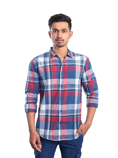 Rad prix Men Checkered Casual Shirt