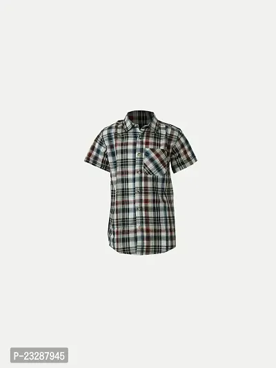 Rad prix Teen Boys Multicolor Checket Shirt-thumb0