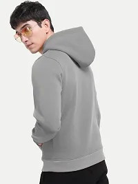 Rad prix Mens Solid Pink Cotton Jersey Hoodie with Pockets-thumb4