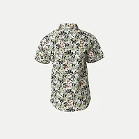 Rad prix Boys White All-Over Printed Casual Shirt-thumb3