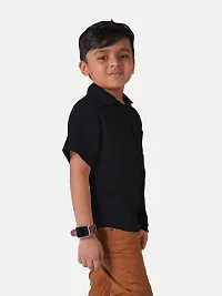 Rad prix Boys Black Short-Sleeved Shirt-thumb1