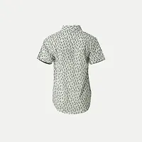 Rad prix Boys White All-Over Printed Casual Shirt-thumb3