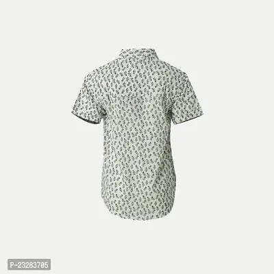 Rad prix Boys White All-Over Printed Casual Shirt-thumb4