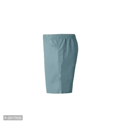 Elegant Blue Cotton Solid Shorts For Boys-thumb3