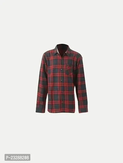 Rad prix Teen Boys Black and Red Checked Casual Shirt