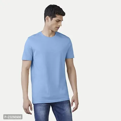 Rad prix Men Light Blue Regular Fit T-Shirt-thumb3