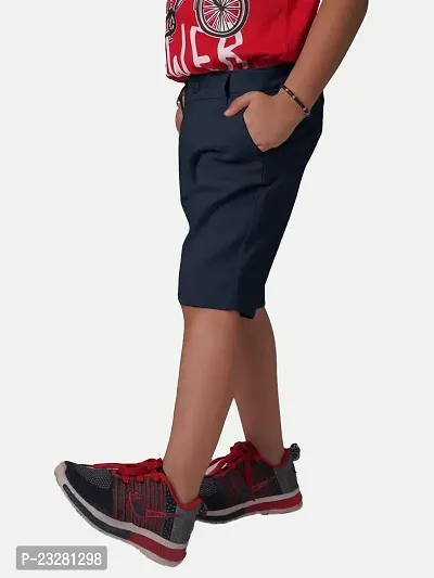 Rad prix Boys Navy Chino Shorts-thumb2