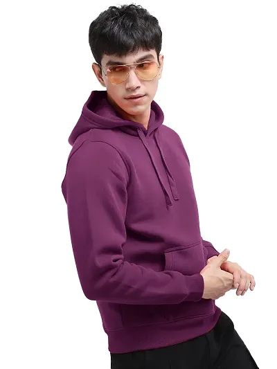 Rad prix Mens Solid Jersey Hoodie with Pockets