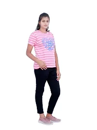 Rad prix Women Stripe Printed Tees-thumb1