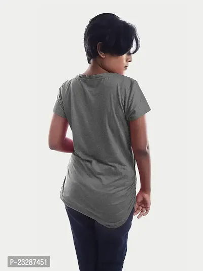 Rad prix Women Grey Half Sleeve T-Shirt-thumb4