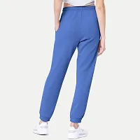 Womens Navy   Solid Joggers-thumb4