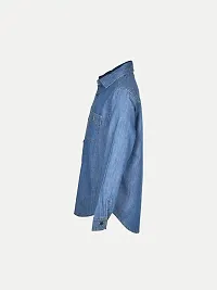 Rad prix Boys Light Blue Washed Shirt-thumb2