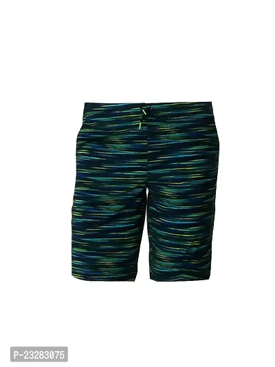 Rad prix Teen Boys Navy-Blue Printed Casual Shorts-thumb0