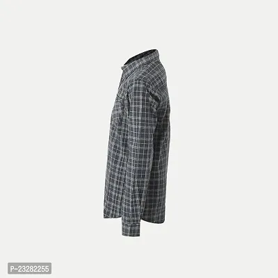 Rad prix Boys Black Checked Shirt-thumb3