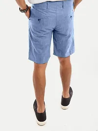 Rad prix Mens Light Blue Remi Cotton Shorts-thumb3