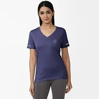 Rad prix Women Active wear Solid Tees-thumb1