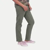 Rad prix Women Green Denim Pants-thumb1