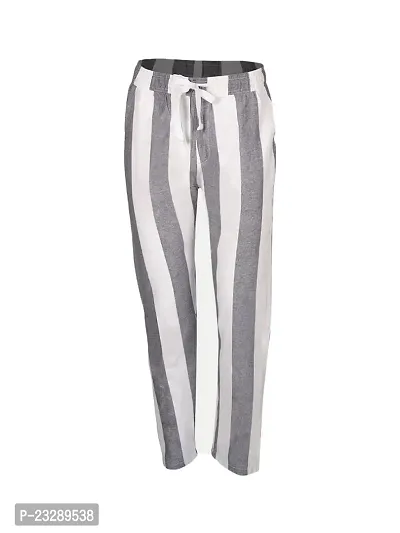 Rad prix Men Grey Striped Remi Cotton Chinos Trousers