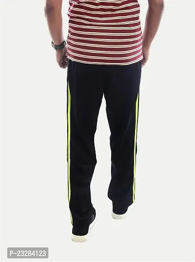 Rad prix Men Solid Green Stripe Activewear Joggers-thumb4