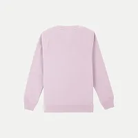 Rad prix Girls Pink Printed Melange Sweatshirt-thumb2