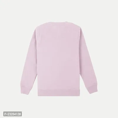 Rad prix Girls Pink Printed Melange Sweatshirt-thumb3