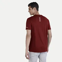 Rad prix Men Maroon Regular Fit Sports T-Shirt-thumb3