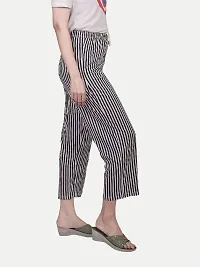 Rad prix Women Printed Lounge wear Pants White-thumb1