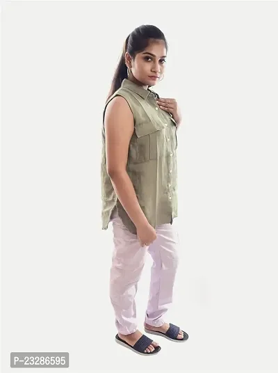 Rad prix Girls Purple Cargo Pants-thumb3