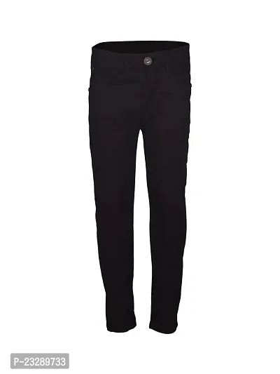 Rad prix Boys Solid Black Woven Trouser-thumb0