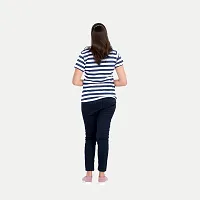 Rad prix Women Stripe Printed- Tees-thumb4