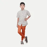 Rad prix Teen Boys Orange Woven Joggers-thumb2