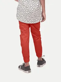 Rad prix Teen Boys Woven Jogger Pant- Orange Colour-thumb3