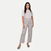 Rad prix Women Grey Star Printed Pyjamas-thumb1