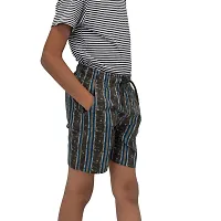 Elegant Multicoloured Cotton Printed Shorts For Boys-thumb1