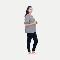 Rad prix Women Printed Grey Blouse-thumb1