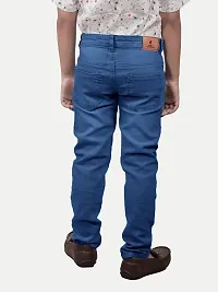 Boys Dark-blue Washed Denim Pant-thumb1