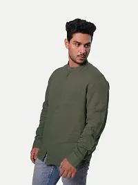 Rad prix Men's Formal Plain Regular Fit Linen Full Sleeves Shirt (Size-S, Olive)-thumb1