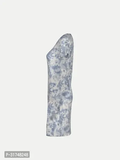 Women Blue Printed  Dress-thumb2