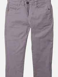 Rad prix Teen Boys Grey Regular-Fit Twill Trousers-thumb1