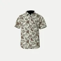 Rad prix Boys White All-Over Printed Casual Shirt-thumb3