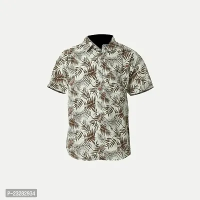 Rad prix Boys White All-Over Printed Casual Shirt-thumb4