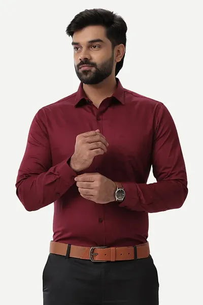 Trendy Cotton Long Sleeve Formal Shirt 