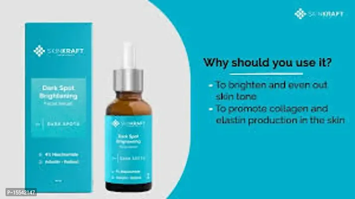 Skinkraft Skin Plumping Vitamin C For Glowing Skin Customized Skin Brightening Facial With Vitamin C Vitamin E 4 Pick For Severe Tan 30ml-thumb0