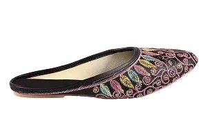 Women Ethnic Jaipuri Slip On Slippers Mules-thumb3