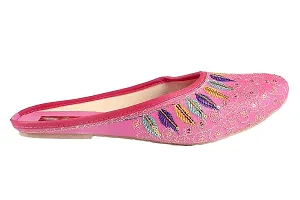 Women Ethnic Jaipuri Slip On Slippers Mules-thumb3